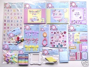Papermania BELLISSIMA embellishments stickers notelets buttons ribbon bow charms - Picture 1 of 16