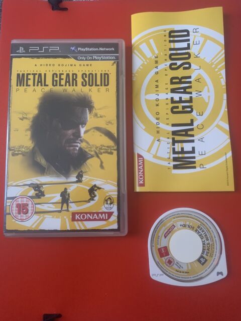 Lot of 3 PSP GAMES Metal Gear Solid Peace Walker ＆Ops ＆Ops +