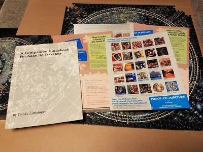 Vintage Springbok Puzzle Map of the Universe 500 piece 1993 Incomplete w/ book++ - Image 1 of 4