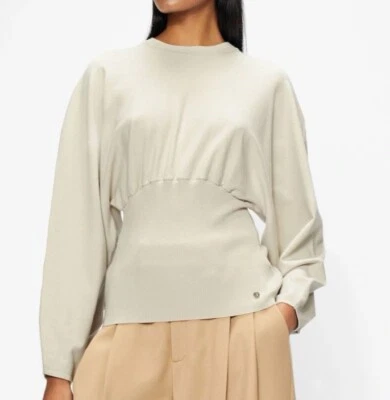 Suéter Ted Baker Blanco Mmiiaai Extreme Redondeado Cocoon Nuevo con Etiquetas Foto 1 de 4