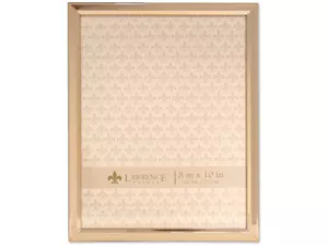 Lawrence 8x10 Classic Bevel Gold Metal Picture Frame (Same Shipping Any Qty) - Picture 1 of 3
