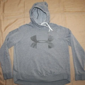 Ladies UNDER ARMOUR gray pull over hoodie Size large - Bild 1 von 2