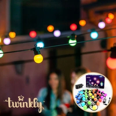 Twinkly Festoon Gen II (2) LED RGB Smart App Controlled Outdoor Garden Lights - Image 1 of 4
