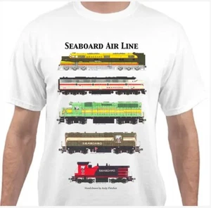 Camiseta Seaboard Air Line Locomotives Railroad de Andy Fletcher - Imagen 1 de 1