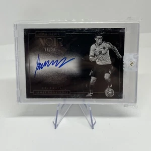 2016/17 Panini Noir James Rodriguez Autograph Blue Ink /25 Columbia Real Madrid - Picture 1 of 2