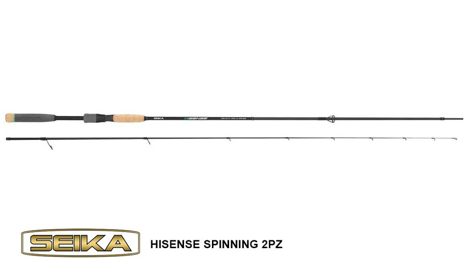 SEIKA - TUBERTINI CANNA SEIKA TUBERTINI HISENSE 2,70 MT CARBONIO AZ MEDIUM 2-12 GR SPINNING FIUME