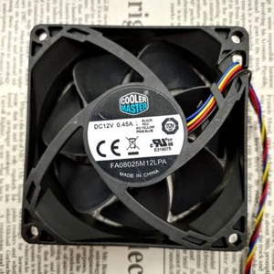 1 pcs Cooler Master FA08025M12LPA 8025 12V 0.45A 4-wire temperature control fan - Picture 1 of 1