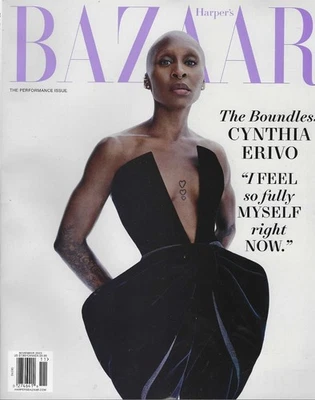 Harper's Bazaar Magazine Cynthia Erivo Women's Fashion Jewelry Misty Copeland . - Imagem 1 de 4