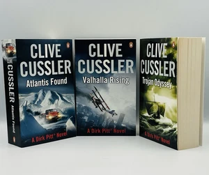 Clive Cussler Collection: Three Dirk Pitt Novels Book Set Atlantis Valhalla Troj - Bild 1 von 14
