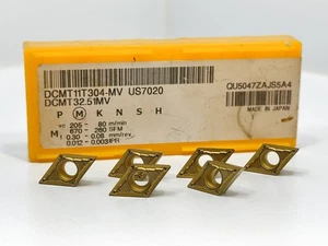 Mitsubishi DCMT32.51MV DCMT11T304-MV | New Carbide Inserts | Grade US7020 | 6pcs - Picture 1 of 2