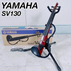 YAMAHA SV-130 Electric Silent Violin Black w/Box,cable tested From Japan - Picture 1 of 10