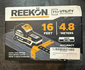 REEKON T1M Utility Digital Tape Measure 16ft Smart Measuring Tool 1/32” Accuracy - Picture 1 of 4