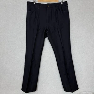Wrangler® Wrancher Dress Pants Men's 38x30 Black Polyester 82NV NWT - Picture 1 of 11