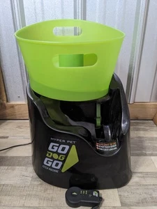 Hyper Pet GoDogGo Fetch Automatic Machine Dog Ball Green,Black W/Remote TESTED - Picture 1 of 19