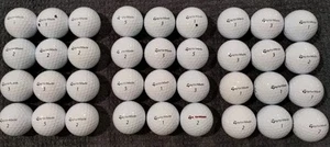 (36) 3 Dozen TaylorMade TP5 Used Golf Balls 5A/AAAAA Mint (TP51) White, No Logos - Picture 1 of 14