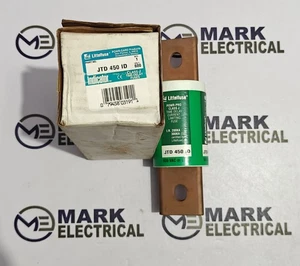 FUSIBLE LITTELFUSE JTD450ID CLASE-J TIME DELAY 450A 600VOLT 300KA ENVÍO RÁPIDO - Imagen 1 de 7
