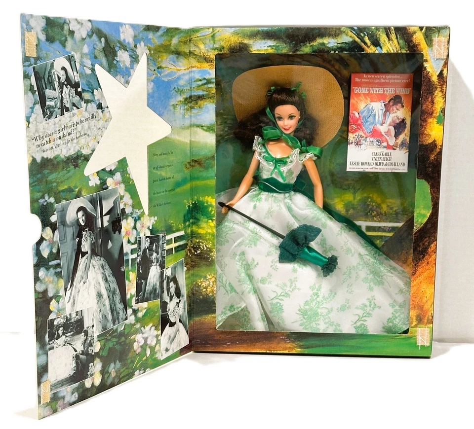 Barbie Scarlett O'Hara Gone With The Wind Hollywood Legends Mattel 12997 Doll - Image 1 of 4