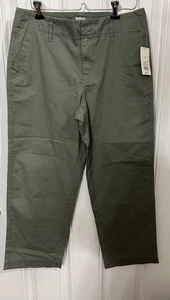 NWT A New Day Women's Olive 10 R Stretch Elastizado Dress Pants Straight Leg - Picture 1 of 10