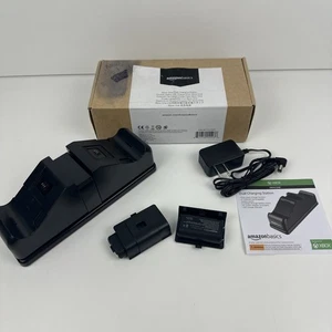 Xbox One Dual Charging Station Charger 2 x Batteries Amazon Basics New Open Box - Picture 1 of 19
