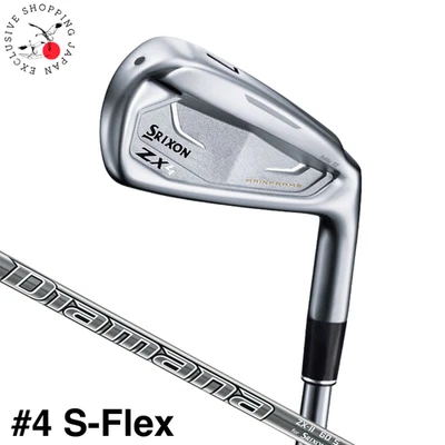 SRIXON ZX4 Mk II Iron #4 S-Flex Diamana ZX-II Graphite Shaft Japan 2022 New Men - Image 1 of 4