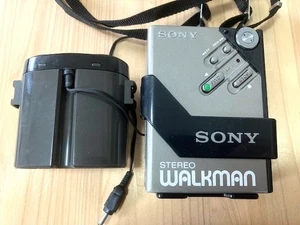 SONY WM-2 STEREO WALKMAN Cassette Player w/ EBP-500 Battery Pack Overhauled MG01 - Picture 1 of 10
