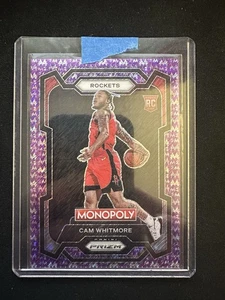 2023-24 Prizm - Cam Whitmore - Monopoly Millionaire Purple Shimmer /50 - Picture 1 of 2