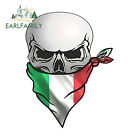 EARLFAMILY 5.1" Skull Car Stickers Motorcycle Air Conditioner Decal Window decor