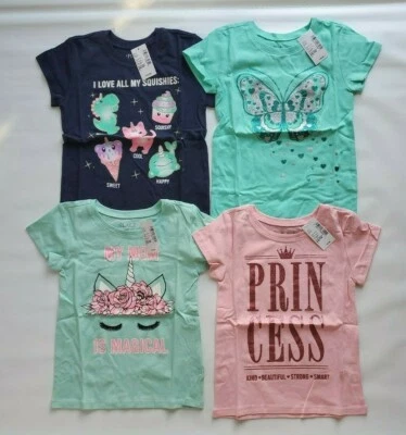 4 Children's Place Girl Tops T-shirts XS - Image 1 of 4