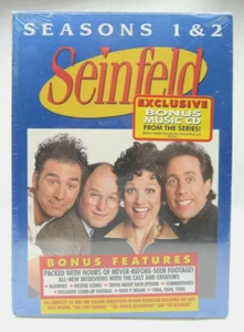 Seinfeld Seasons 1 & 2 DVD Bonus Features Never Seen Footage Music CD Kramer NEW - Picture 1 of 12