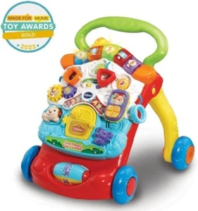 VTech First Steps Baby Walker | Push Along Walker Baby Toy with Shapes, Sounds, - Picture 1 of 10