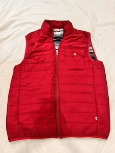 Hang Ten ALTITUDE VEST Red Puffer Vest Medium - Picture 1 of 5