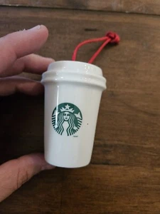 2014 Starbucks Christmas Ornament Mini Tumbler 2.5" - Picture 1 of 3