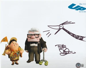 PETE DOCTER UP SIGNED 8X10 PHOTO AUTOGRAPH SKETCH DIRECTOR BECKETT BAS COA - Picture 1 of 1