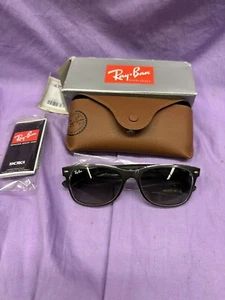 RAY BAN RB2132 614371 Gunmetal Rectangle Men's 55 mm Sunglasses W/Coors Advert - Picture 1 of 7