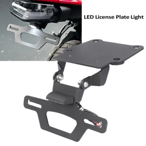 LED Tail Tidy License Number Plate Bracket For Yamaha Tenere700/Rally/World Raid - Picture 1 of 24