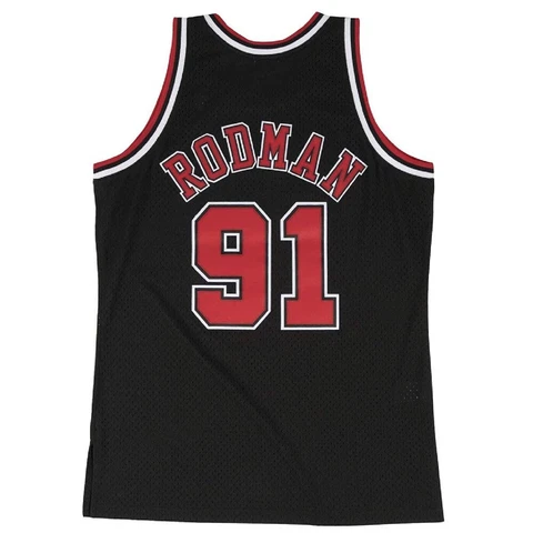 Mens Legend Throwback #91 Dennis Rodman Basketball Jersey All Stitched Cover