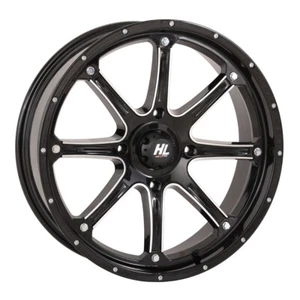 High Lifter by STI HL4 20x6.5 ATV/UTV Wheel-Gloss Black/Machined (4/156) - 4+2.5 - Picture 1 of 1
