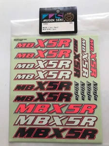 Mugen MBX5R sticker sheets (3pcs) MUGE0043 - Picture 1 of 5