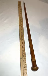Schöne Holzintarsien kleine STANGE mit Kugelspitze - Bild 1 von 12