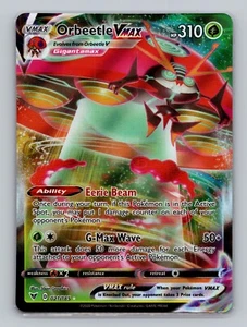 Orbeetle VMAX 021/185 Ultra Rare Vivid Voltage Pokemon Card TCG Sword & Shield - Picture 1 of 2