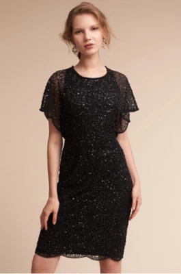 NEW Adrianna Papell Elin Dress size 10 MSRP: $200 Black - Image 1 of 3