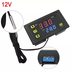 W3230 12V Thermostat Temperaturregelung Schalter Regler Thermometer mit LED XS - Bild 1 von 9