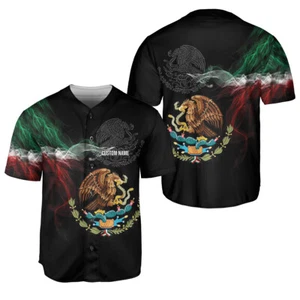 Personalized Mexico Baseball Jersey, Mexican Baseball Jersey for Men Women, Mexi - Picture 1 of 5