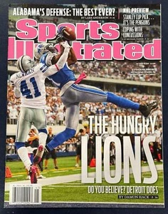 2011 NEWSSTAND SPORTS ILLUSTRATED MAGAZINE CALVIN JOHNSON LIONS NO LABEL MINT - Picture 1 of 2