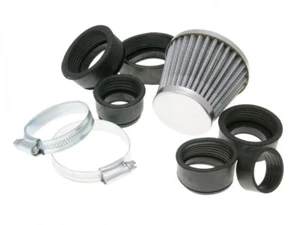 101_Octane Luftfilter Powerfilter 28 - 50mm chrom für HM - Moto Generic MBK Sym - Bild 1 von 1