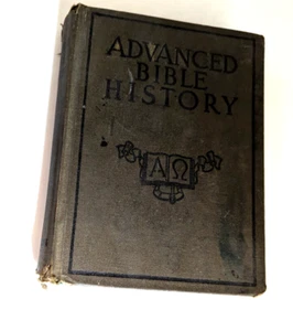 Advanced Bible History For Lutheran Schools-Concordia-Illustrated-HC-1941 - Picture 1 of 2