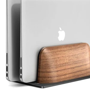Handcrafted Adjustable Laptop Holder - Dual Slot for Ultimate Desk Organization - Picture 1 of 8