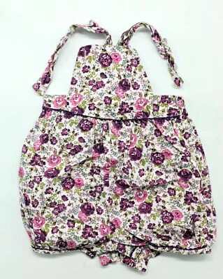 Original Bebé Diseñador Flores Peto Mono De Jacadi Paris Talla 6M 62 68 - Imagen 1 de 2