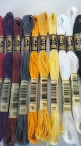 DMC Embroidery Floss (Art. 117) France, 482 shades, skein 8m. (6 stranded) - Picture 1 of 9