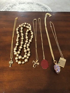 Lot Of 6 Vintage Necklaces - Picture 1 of 7